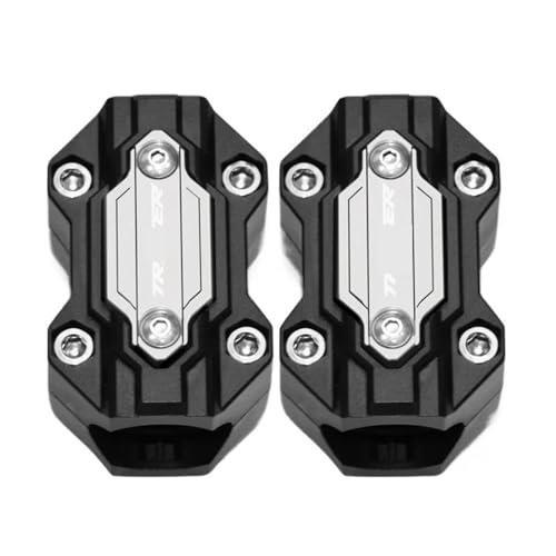 Protection de moteur moto tracer 900 gt crash bar slider anti-chute argent