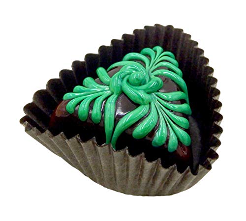 Handmade Art Glass Triangle Chocolate Sculpture Gift Home DÃ©cor (Lampwork)