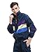 Coskidz Men's 80s Shell Suit Vintage Sportswear Retro Fashion Tracksuits Costume Outfits (Multicolored, Large)