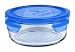 Wean Green Glass Food Storage Containers, Meal Bowl 22 ounces, Blueberry