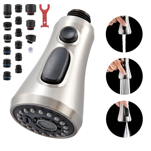 HEISOK 3-Function Faucet Head Replacement