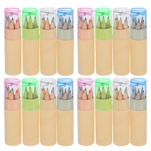 Crayons de couleur enfants ensemble Hohopeti mini crayons portable dessin école et loisirs