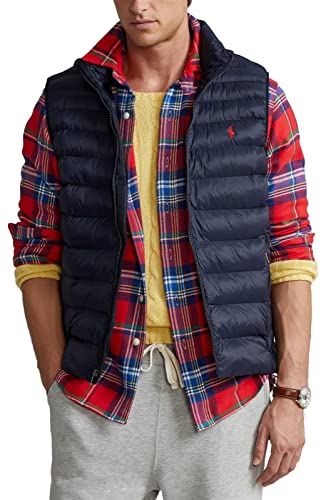 Polo Ralph Lauren Piumino Pony Full Zip Packable Gilet Uomo Navy