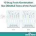 Easy@Home 12 Panel Instant Drug Test Kits - Testing Marijuana (THC),COC, OPI 2000, AMP,BAR,BZO,MDMA,MET/mAMP, MTD, OXY,PCP,PPX- EDOAP-1124-5 Pack FSA or HSA Eligible