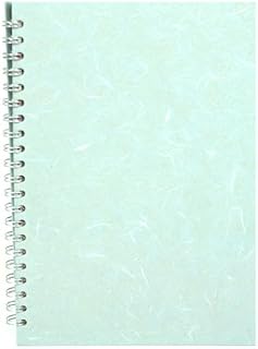 A4 Pink Pig Sketchbook with Mulberry Pale Blue Covers | White Paper