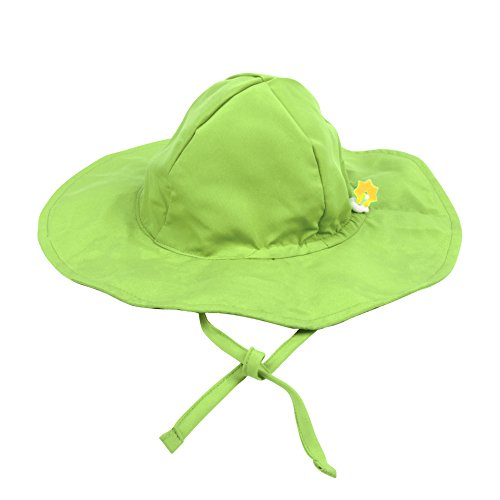Leveret Baby Girls Brim Sun Protection Swim Hat (Size 3 Months-4 Toddler) - Main Image