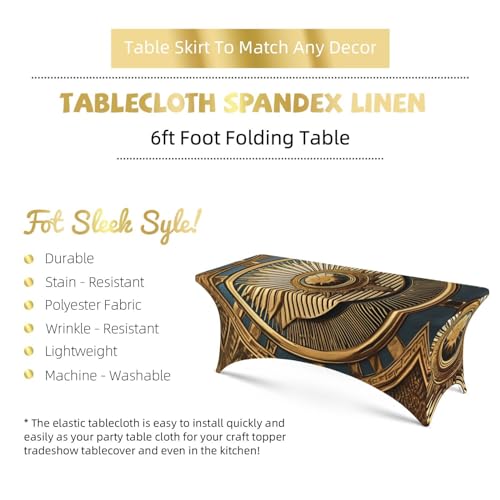 Nappe extensible facile à nettoyer Sun Old pour grande table ovale - 4