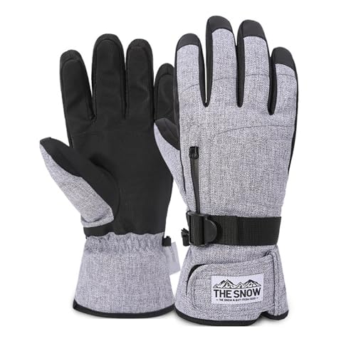 YIGZYCN Winter Ski Gloves Windproof Snowboard Gloves Touching Screen Winter Warm Glove for Women Man Skiing Snowboarding Cycling
