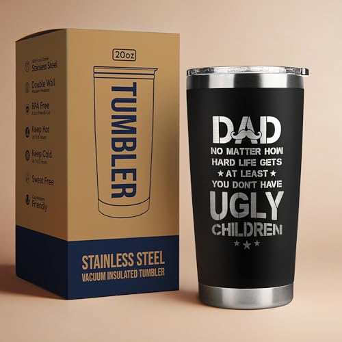 Gifts for Dad from Daughter Son - Dad Gifts from Daughter - Fathers Day Presents, Happy Birthday Gifts for Dad, Dad Birthday Gift - Father Gifts, Presents for Dad - 20 Oz Tumbler