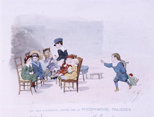 Cuadro Giochi per bambini la scuola de Timoleon Marie Lobrichon 60x90
