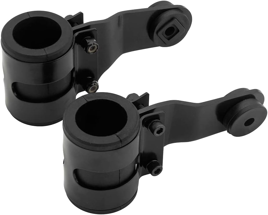 BikeMaster Rubber Mount Headlight Brackets, 35MM