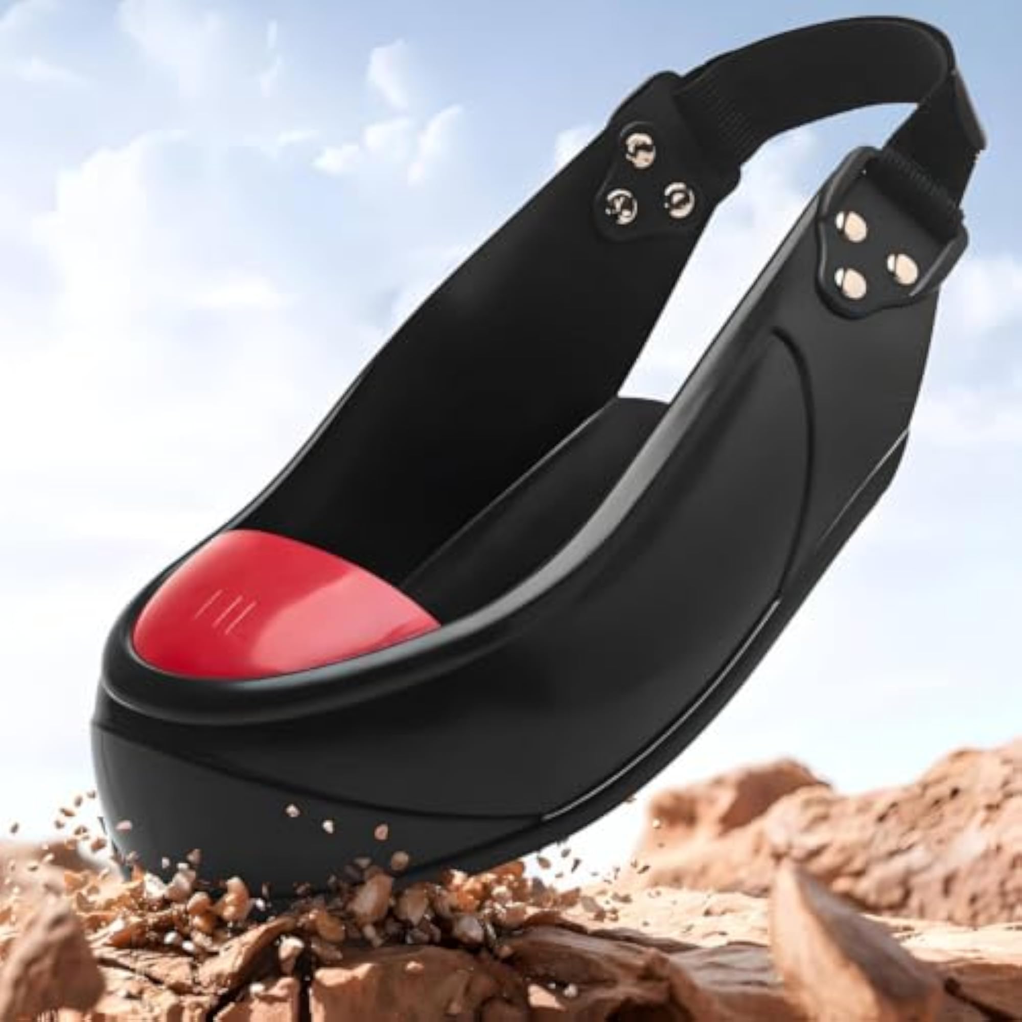 Impact-Resistant Steel Toe Shoe Cover for Worksite Visitors