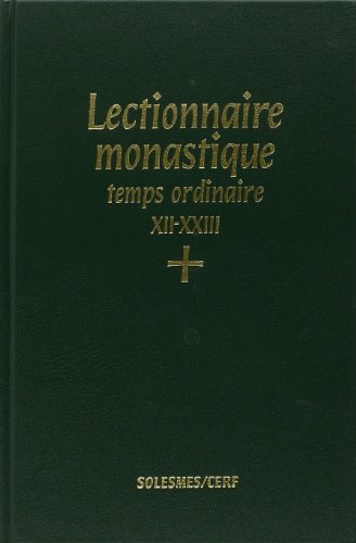 Télécharger Lectionnaire monastique de l'Office divin PDF Ebook En Ligne
