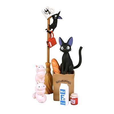 ensky, Nicky, la Aprendiz de Bruja, Figura apilable surtida de Jiji Nosechara, mercancía Oficial de Studio Ghibli a través de Bandai | Ya disponible en tu tienda friki favorita! En mundofriki.es!