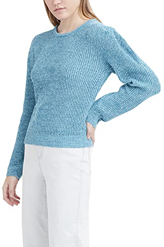 Bcbgeneration Women's Relaxed Long Sleeve Crew Neck Sweater, Night Blue, X-Small #TOP1