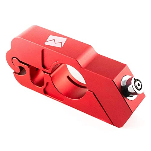 Monster Fairings Red Motorcycle Locks Heavy Duty Anti Theft Adjustable Bike Handlebar Lock For Protection #TOP1