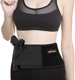 Acelane Belly Band Holster for Concealed Carry Abdominal Band Gun Holster Tactical Elastic