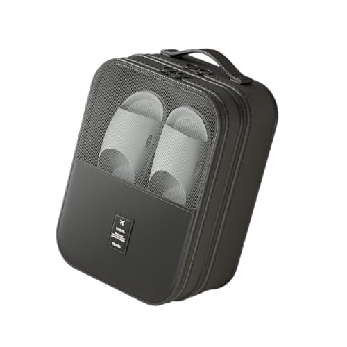 Organizador de Zapatos,Bolsa para Zapatos de Viaje, Bolsa para Zapatos de casa, Bolsas para Guardar Zapatos, Bolsas para Zapatos con Ventana,Bolsa Transparente para Accesorios de Zapatos,Negro