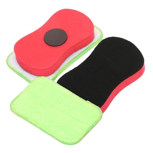 ROMISBABA Effaceur Magnétique En Peluche Pour Tableau Noir Et Blanc, Taille Moyenne, Lavable Et Détachable, Sans Poussière, Pour Bureau Et École