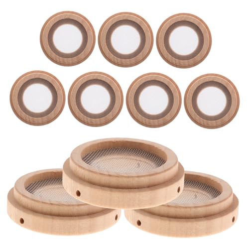 PACKOVE Kit De 10 Pegatinas De Anillo De Jade Para Rodillas Tiras Adhesivas Almohadillas Adhesivas De Acero Inoxidable Beige