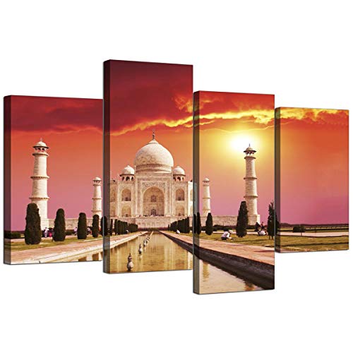 Wallfillers Islamic Canvas Pictures of the Taj Mahal for you