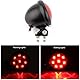 BREDUXSER Motorrad Rücklicht LED Bremsrücklicht Universal für Street Bike Chopper Bobber Cafe Racer Cruiser