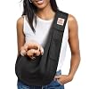 Tomkas Small Dog Sling Carrier Classic Pocket Classic Strap Classic Pocket for 3 10 lbs PetsRed