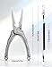 pullther fishing 6-inch Fishing Pliers,Carbon Steel Fishing Tools,Corrosion Resistant Fishing Gear, Multitool for Saltwater