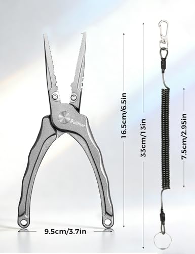 pullther fishing 6-inch Fishing Pliers,Carbon Steel Fishing Tools - image 6