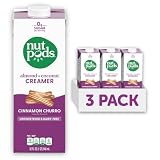 nutpods unsweetened Cinnamon Churro Dairy-Free Coffee Creamer - 32oz 3-Pack