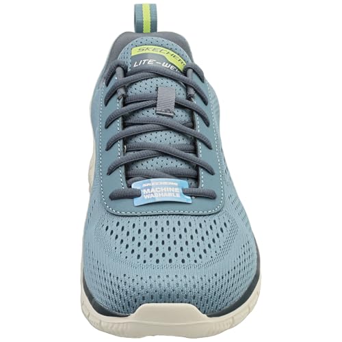 Image of Skechers Men's Track Leshur | Casual, Memory Foam, Machine Washable, Vegan, Lightweight Mesh, Traditional Lace-up