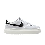 Nike Court Vision Alta, Zapatillas Deportivas Mujer, White Black Sail, 35.5 EU