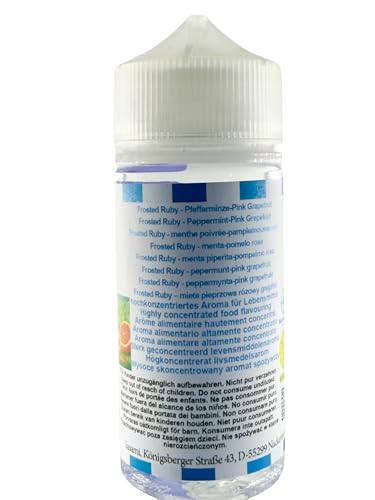 Frosted Ruby Sasami concentré menthe poivrée pamplemousse arôme fruité ultra frais - 5