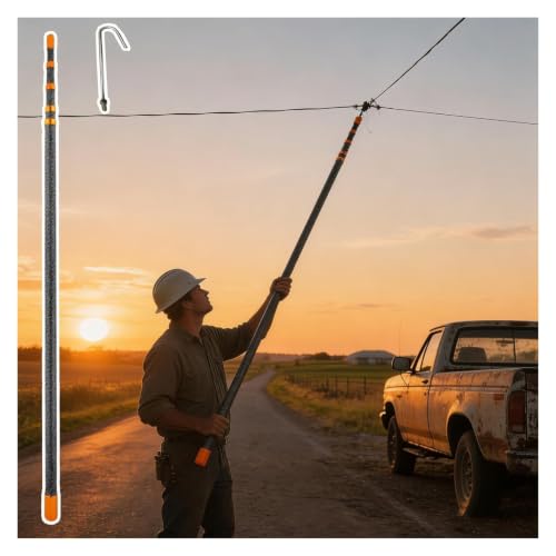 Electrician's Insulating Operating Rod - Broadband Support Pole for Safe Electrical Work, Durable & Lightweight, Ideal for Professionals and DIY Enthusiasts