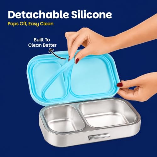 Image of Basil Bento Ace 2C Steel Lunch Box - Slingy Star