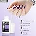 Brush On Nail Glue for Press On Nails, Extra Strong Nail Glue for Acrylic Nails, Waterproof Nail Glue for Fake Nails Long Lasting Nail Glue, Professional Nail Glue for Nail Tips (8ml)