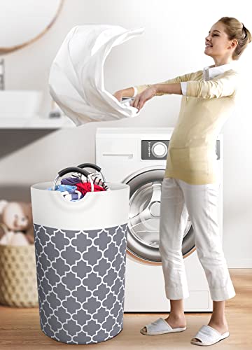 Fabspace MPNFS0002-82GE Large Laundry Basket Laundry Hamper Bag Washing Bin Clothes Bag Collapsible Tall thumb #5