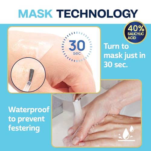 Image of MEOLY Fast-Acting Wart Remover: 40% Salicylic Acid Wart Remover Maximum Strength for Plantar Wart, Corn Men and Women 0.65 oz