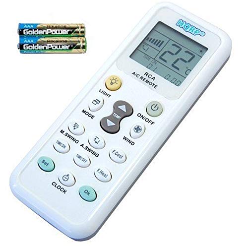 HQRP Universale Klimaanlage Fernbedienung für Mitsubishi Toshiba HITACHI FUJITSU Hyundai PANASONIC DIY Daewoo LG Sharp Samsung ELECTROLUX SANYO AMCOR Carrier und andere Klimaanlagen