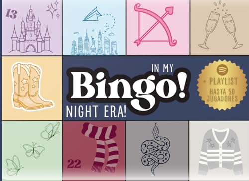 IN MY BINGO ERA!!!: ¡Canta a gritos tus canciones favoritas de Taylor, revive cada época y convierte tu próxima noche de chicas en una auténtica celebración Swiftie!