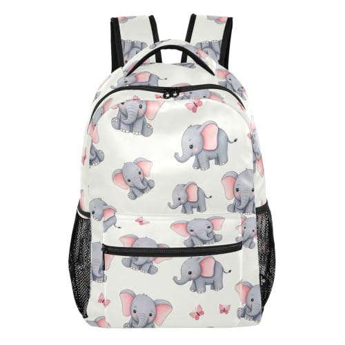 Sac à dos éléphants gris léger pour soulager le dos d'école
