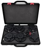 KS Tools LKW Turbolader-Ladeluft-System-Prüfkoffer-Satz, 7-TLG