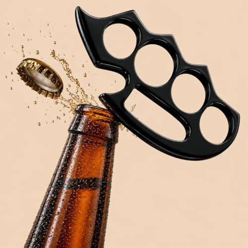 Image of Premium Tactical Stainless Steel Bottle Opener for Beer Bottle | Heavy Duty Knuckle Style Metal Opener Rust-Resistant, Compact & Lightweight Tool for Home, Bar, Kitchen,Travel Use & Gift for Man