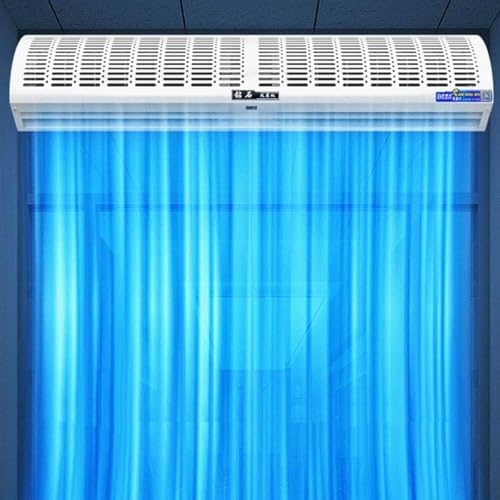 Cortina de aire interior negocio de 60 cm-150 cm para puerta, ventana, entrada, cortinas de aire ventiladores sobre la puerta, Potente viento natural