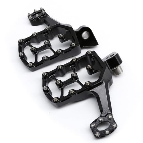 Pédale moto avant en aluminium CNC noir pour rafraîchir vos anciens cale-pieds usés de YZ85