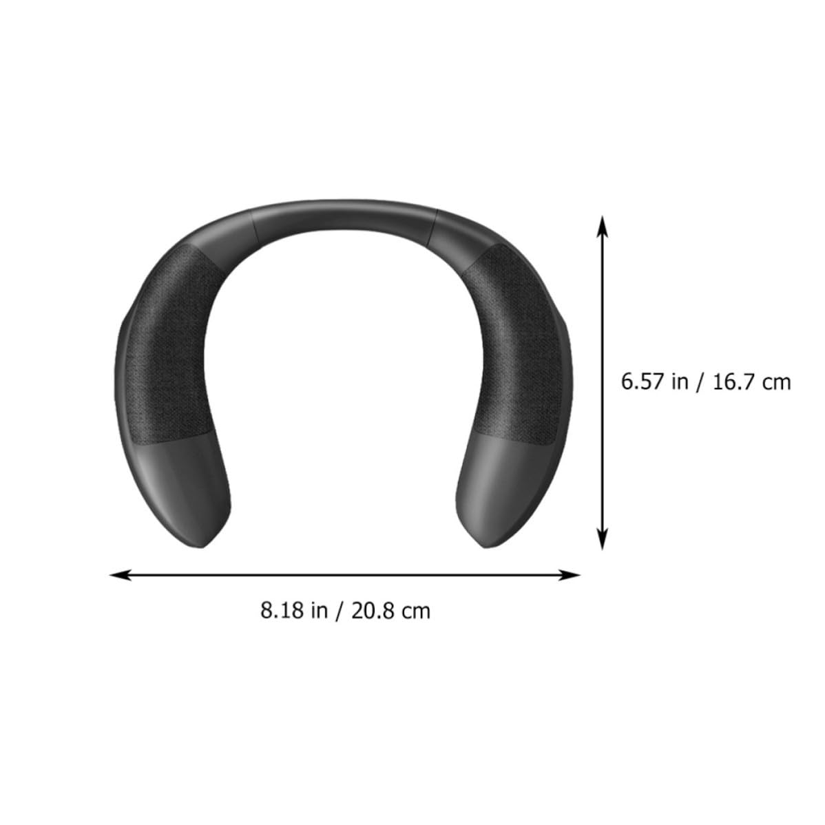 Gadpiparty Altavoz Inalámbrico Portátil de Cuello Colgante 2 Altavoces