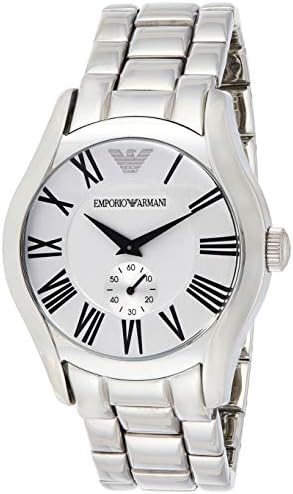 armani watches silver