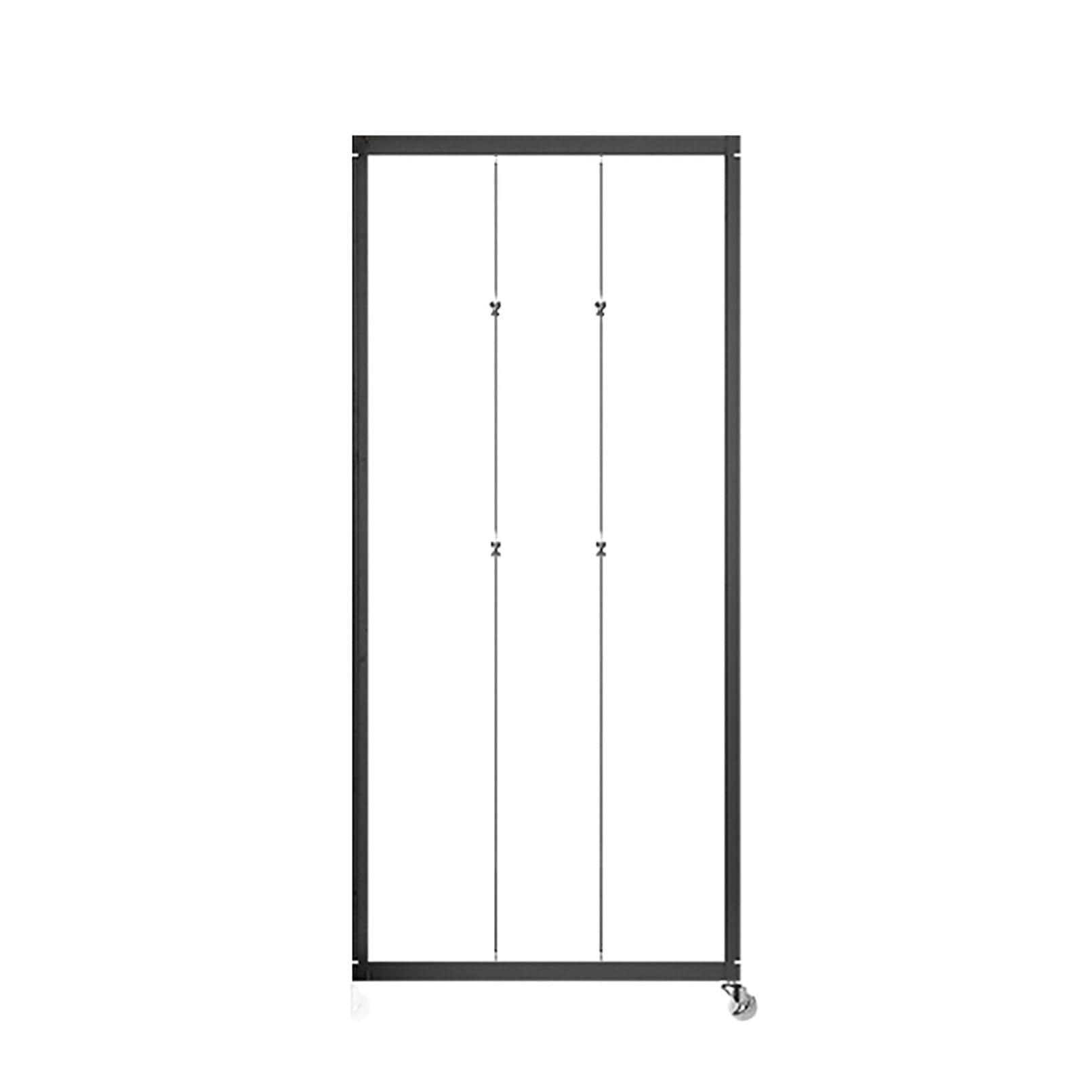 Expositor de Carteles autónomo y versátil para exposiciones de Arte y Publicidad, 100 x 250 cm (39,4 x 98,4 Pulgadas), Ideal como Caballete para Artistas y Vitrina fotográfica, 1 Unidad.