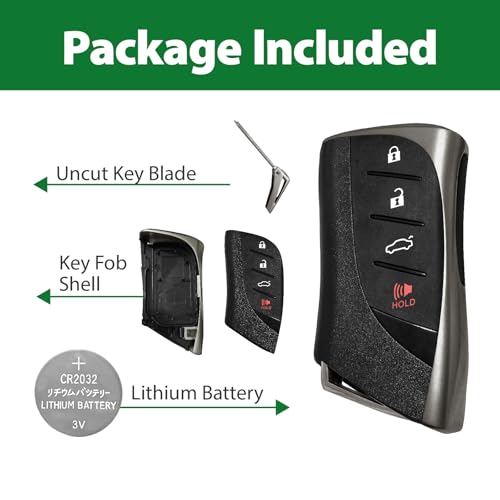 Télécommande Smart Proximity Lexus ES350h LS500 4 boutons pour démarrer sans clé - 7
