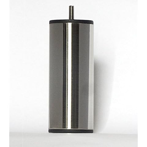 Pieds de lit métal nickel satiné Cover